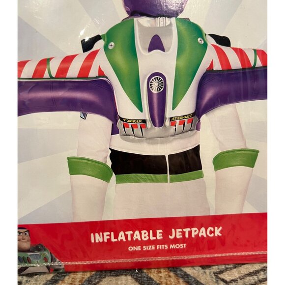 Pixar Disney Toy‎ Story Buzz Lightyear Inflatable Jetpack Costumes Dress Up NEW - Picture 2 of 3